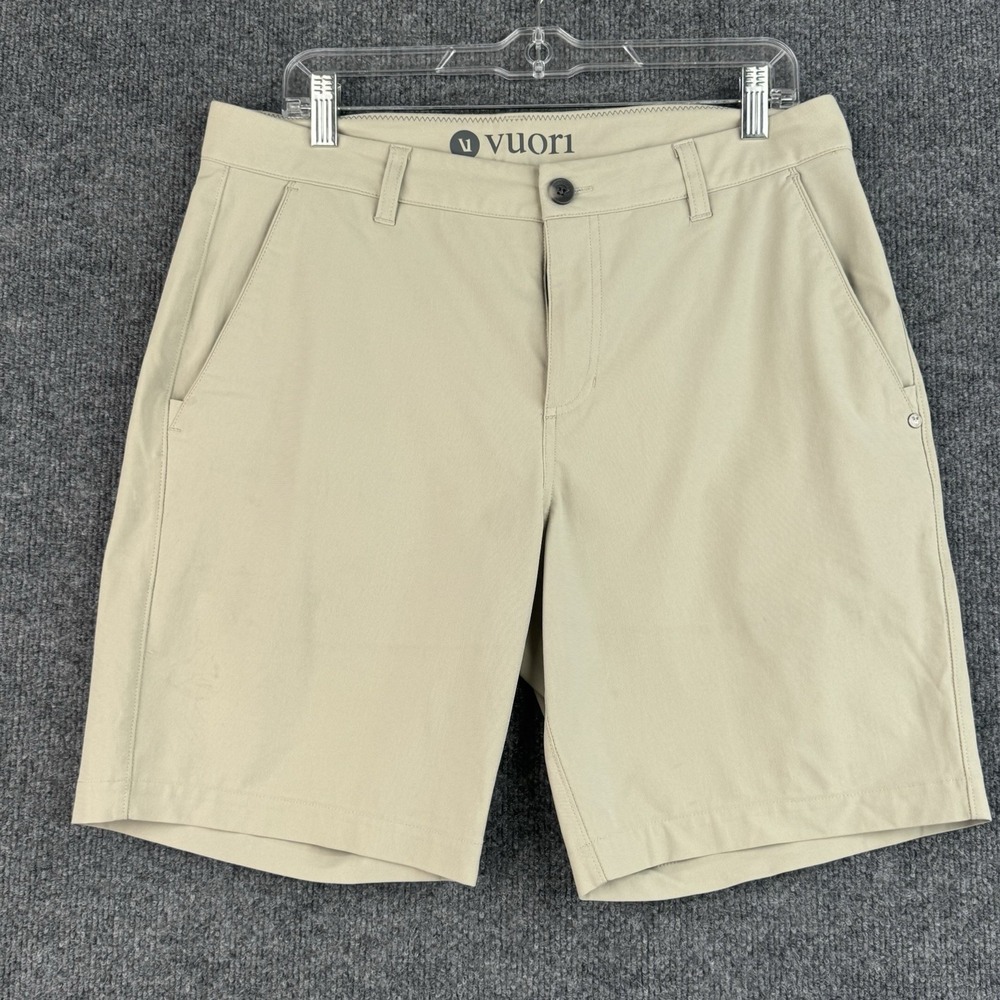 Vuori Meta Shorts Mens 32x8 Brown Golf Performance Lightweight Casual Pockets